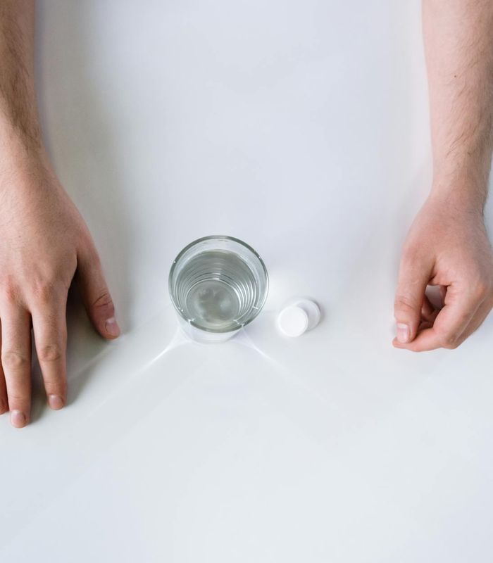 Natural herbal elements and clean water for urinary health support